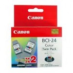 Mực in phun màu Canon BCI 24B Twin pack